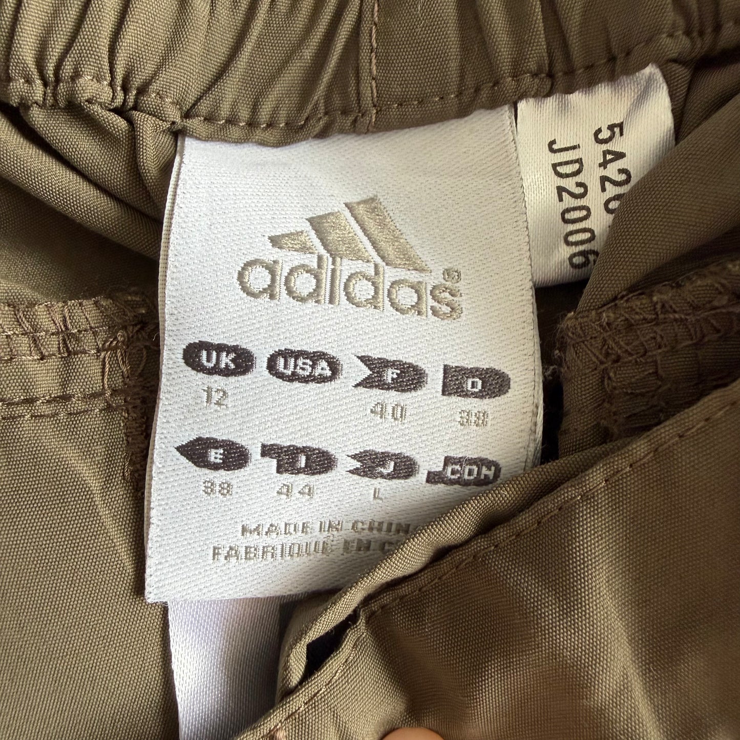 Y2K Adidas Cargo Capris - S