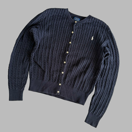 Ralph Lauren Cable Knit Cardigan - Small