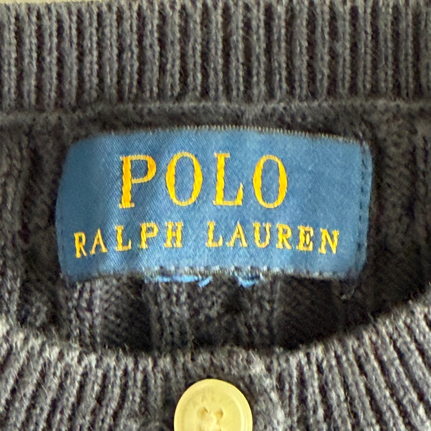 Ralph Lauren Cable Knit Cardigan - Small