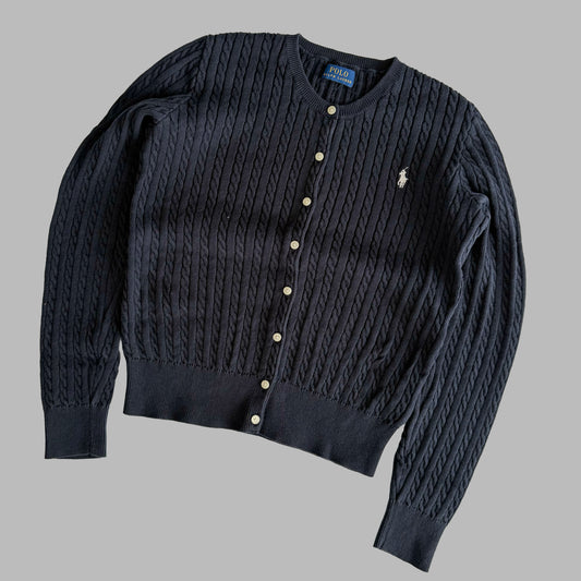 Ralph Lauren Cable Knit Cardigan - Small