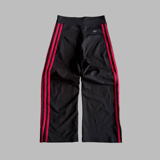 Y2K Adidas Three Stripe Activewear Capris - S