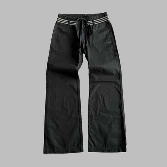 Y2K Adidas Wide Leg Cargo Pants - S