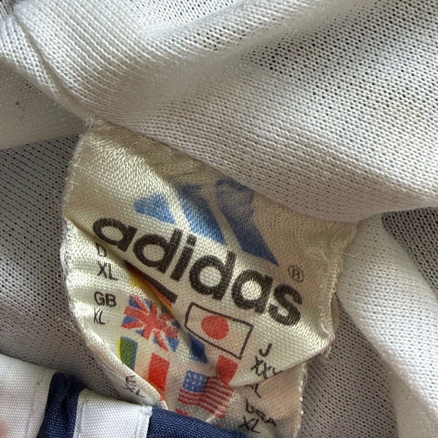 90s Adidas Baggy Track Pants - Large