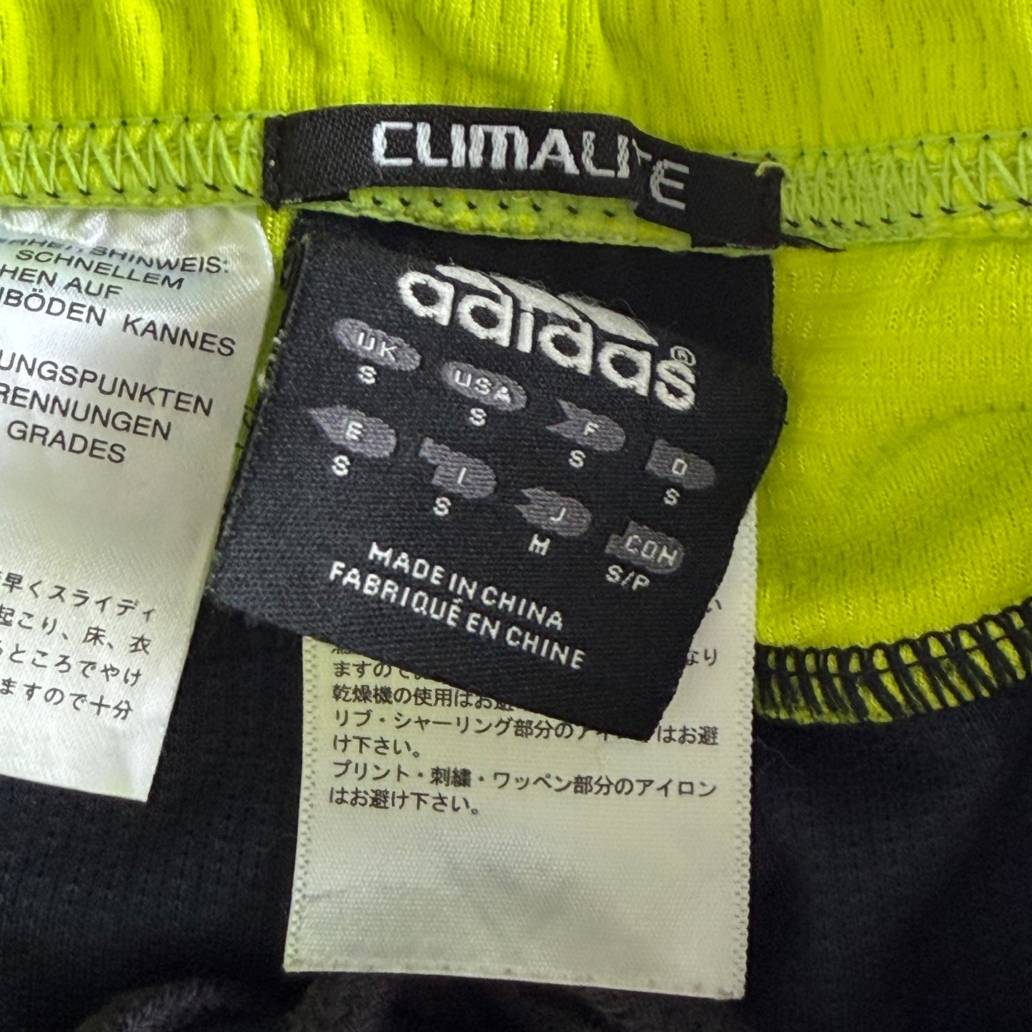Y2K Adidas Straight Leg Three Stripe Heavyweight Track Pants - S