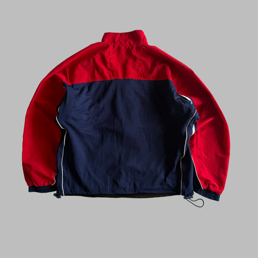 90s Adidas Three Stripe Track Jacket - M