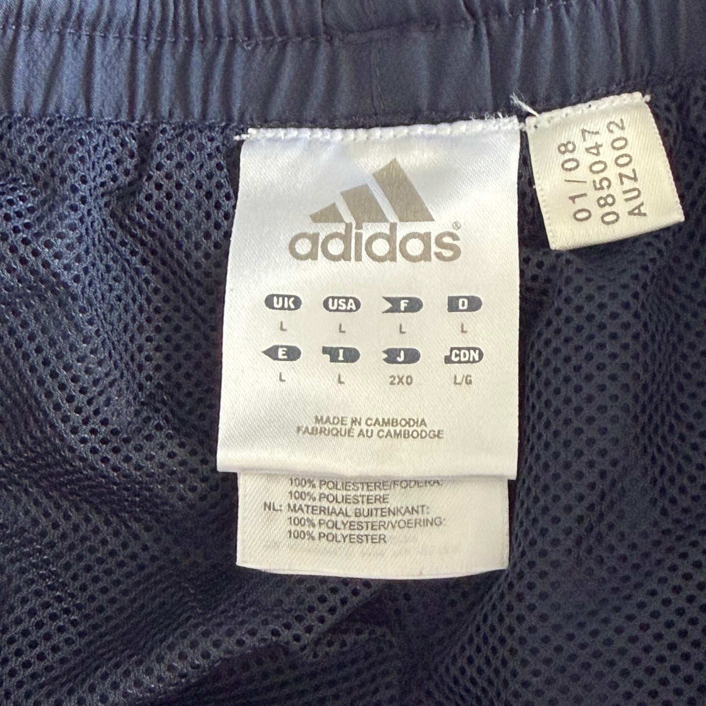 00s Adidas Baggy Track Pants - Small