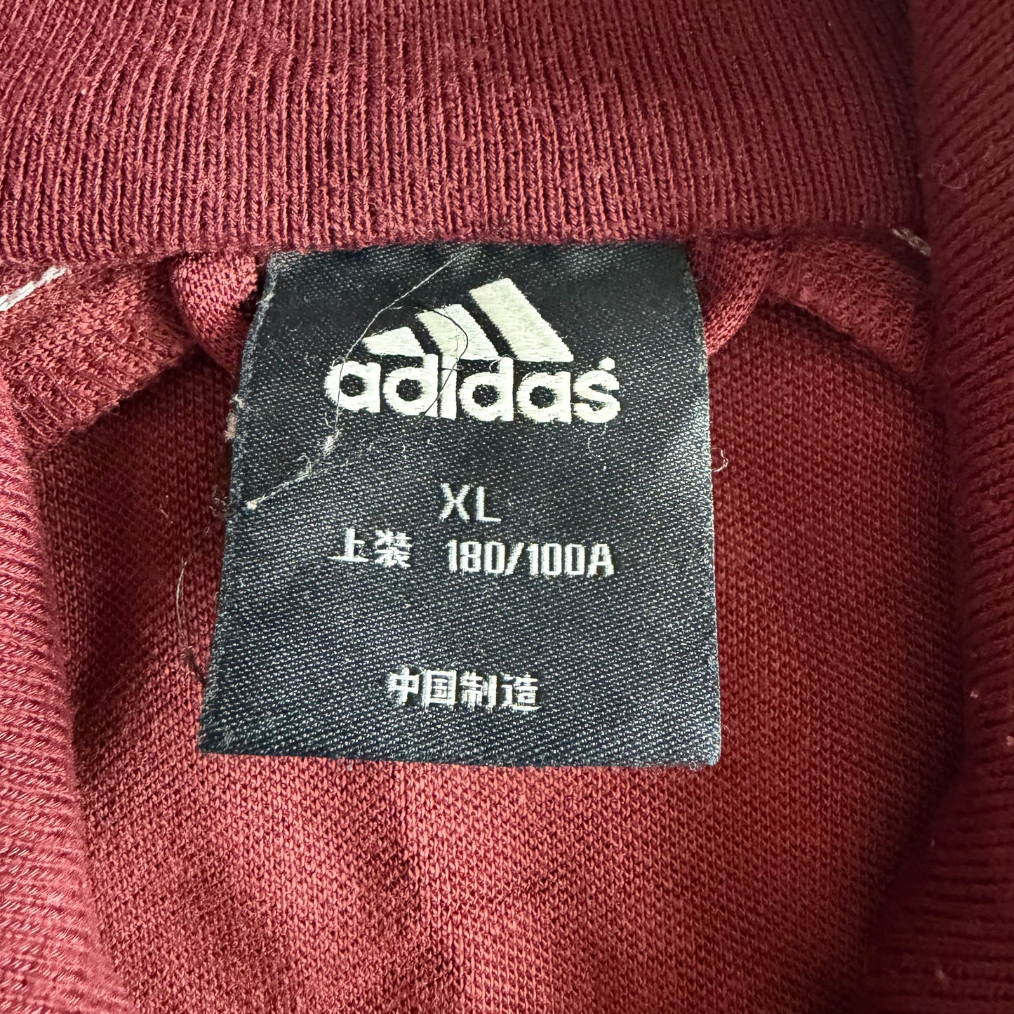 Y2K Adidas Striped Track Jacket - L