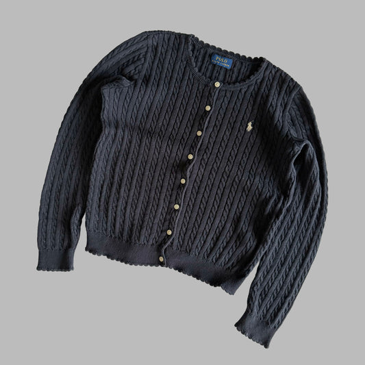 Ralph Lauren Cable Knit Cardigan - Small