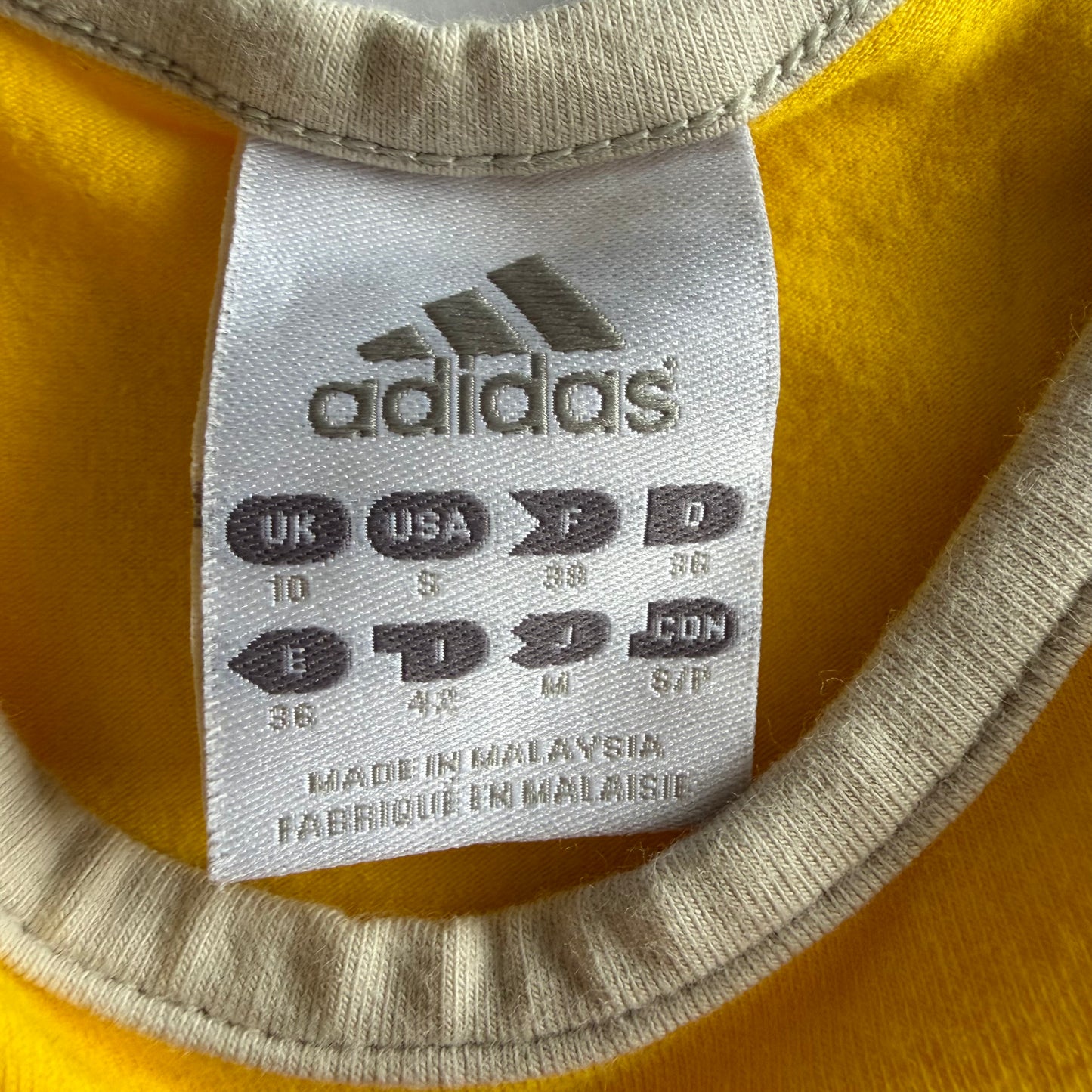 Y2K Adidas Spell Out Tank - S