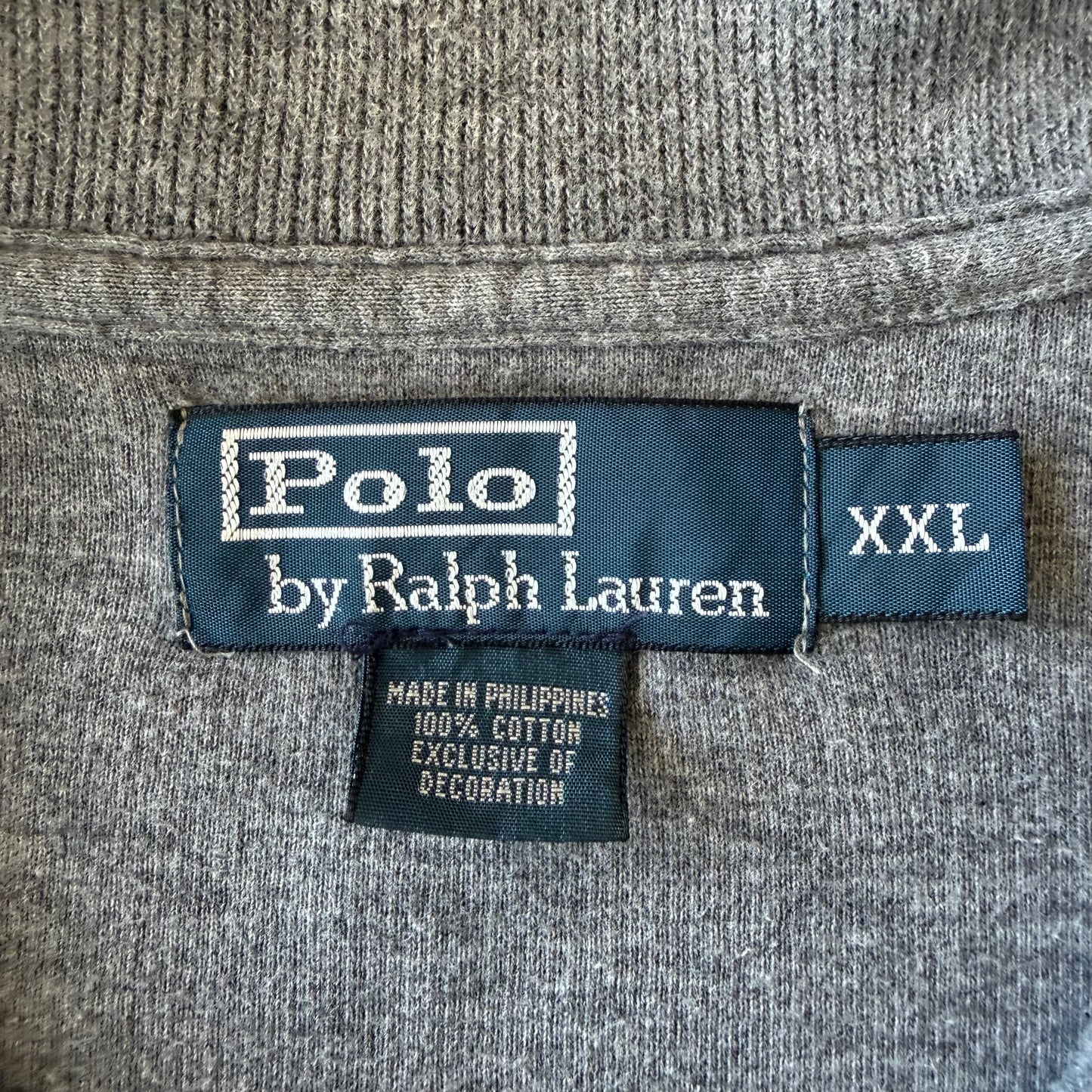 90s Polo Ralph Lauren Boxy Quarter Zip - XXL