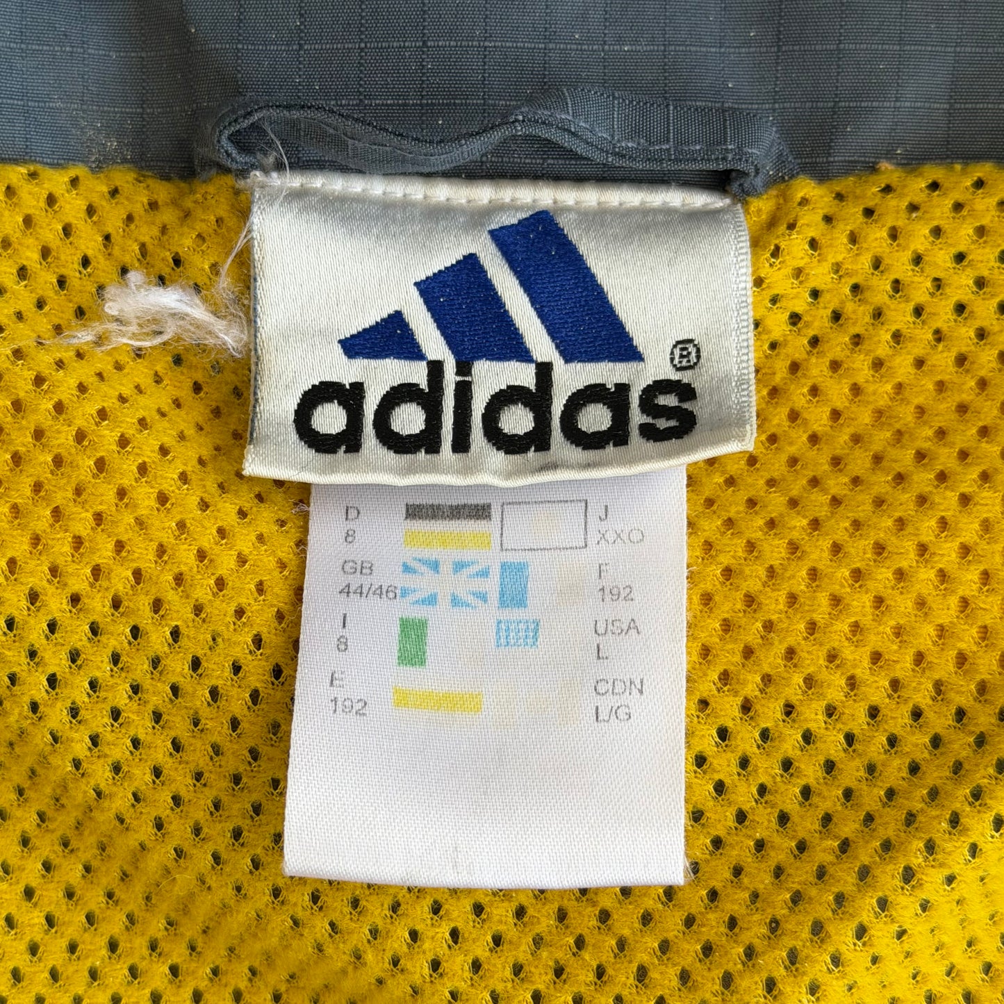 90s Adidas Striped Track Jacket - L