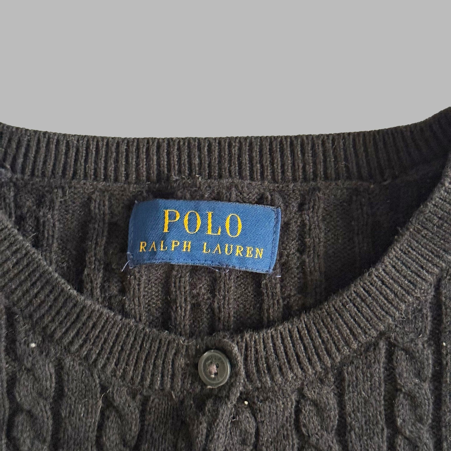 Ralph Lauren Cable Knit Cardigan - Medium