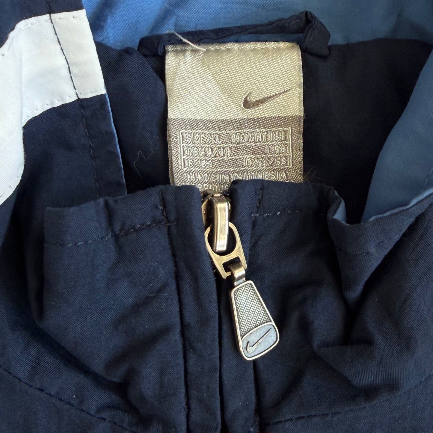 Y2K Nike Single Swoosh Panelled Track Jacket - XL