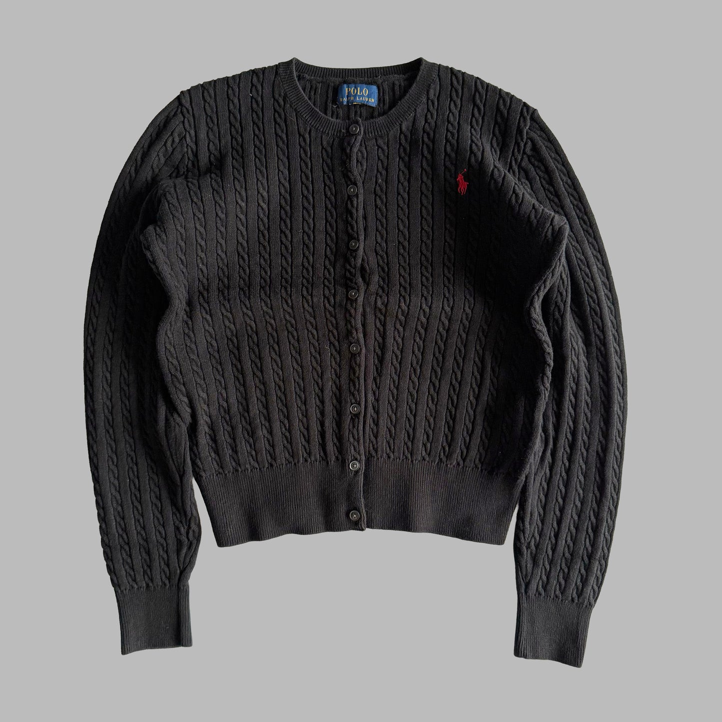 Ralph Lauren Cable Knit Cardigan - Small