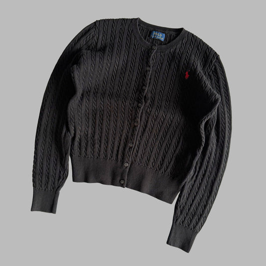 Ralph Lauren Cable Knit Cardigan - Small