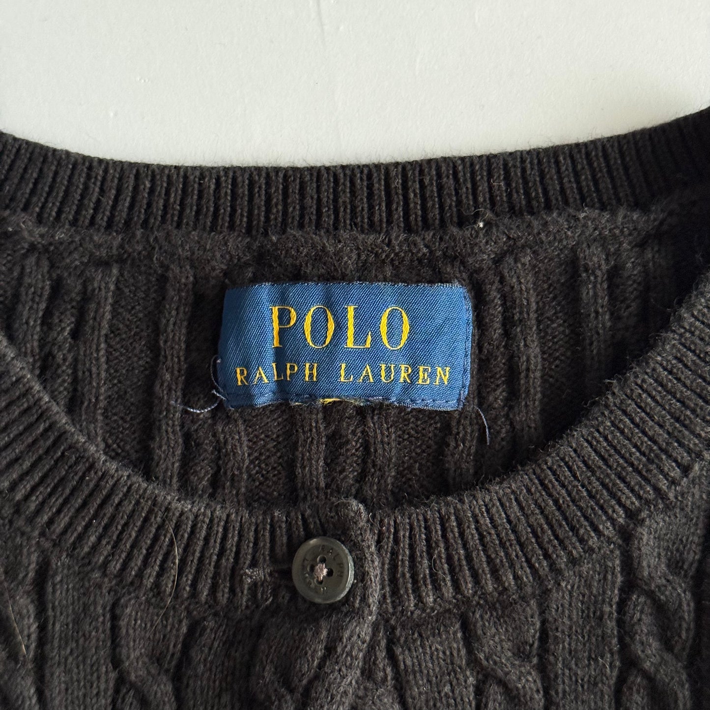 Ralph Lauren Cable Knit Cardigan - Small