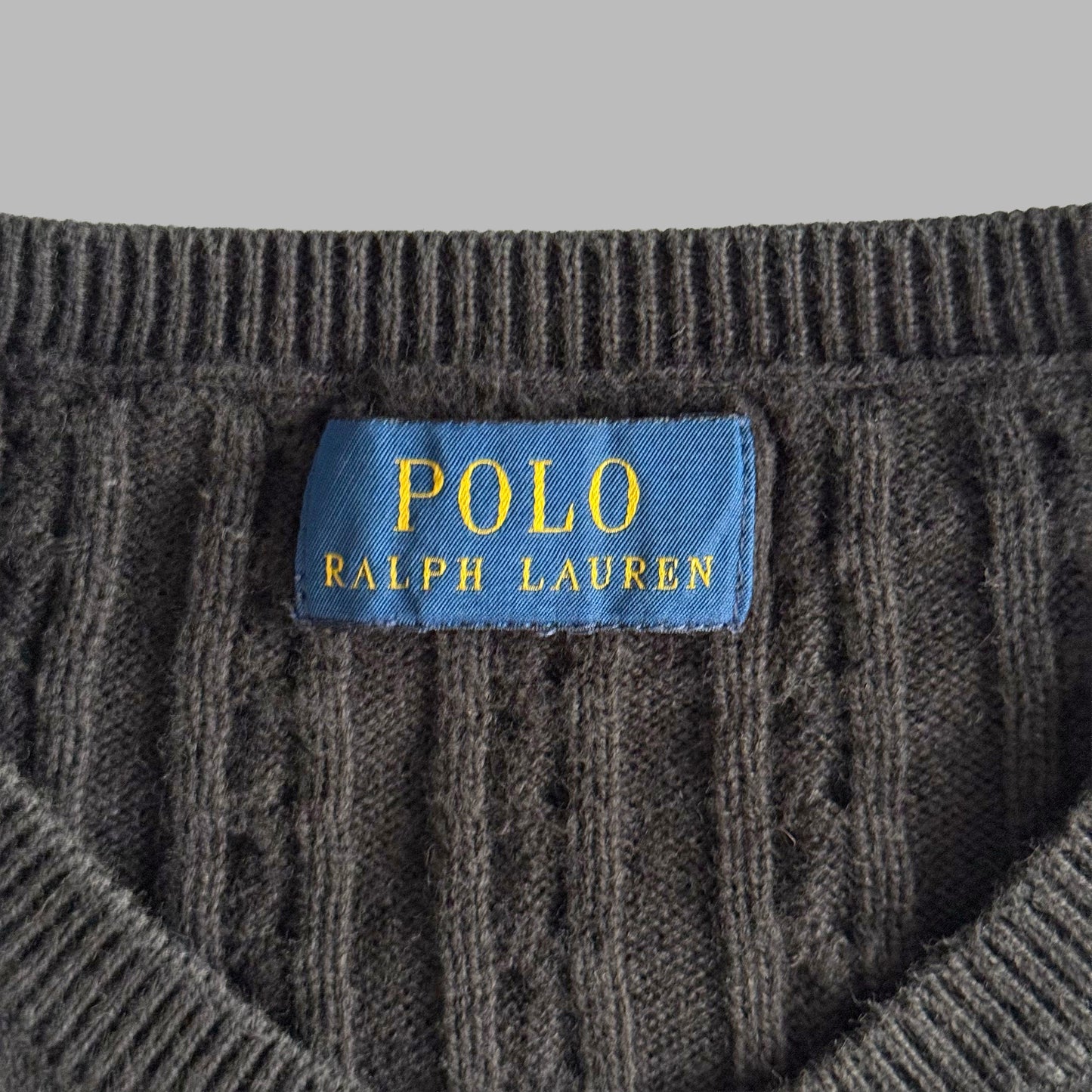 Ralph Lauren Cable Knit Cardigan - Large
