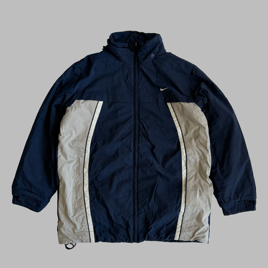Y2K Nike Insulated Hooded Jacket - M