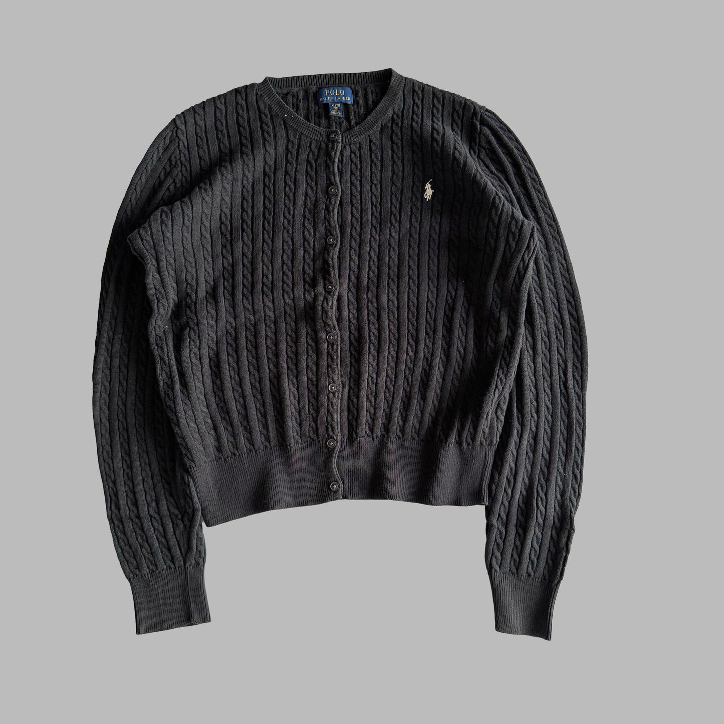 Ralph Lauren Cable Knit Cardigan - Medium