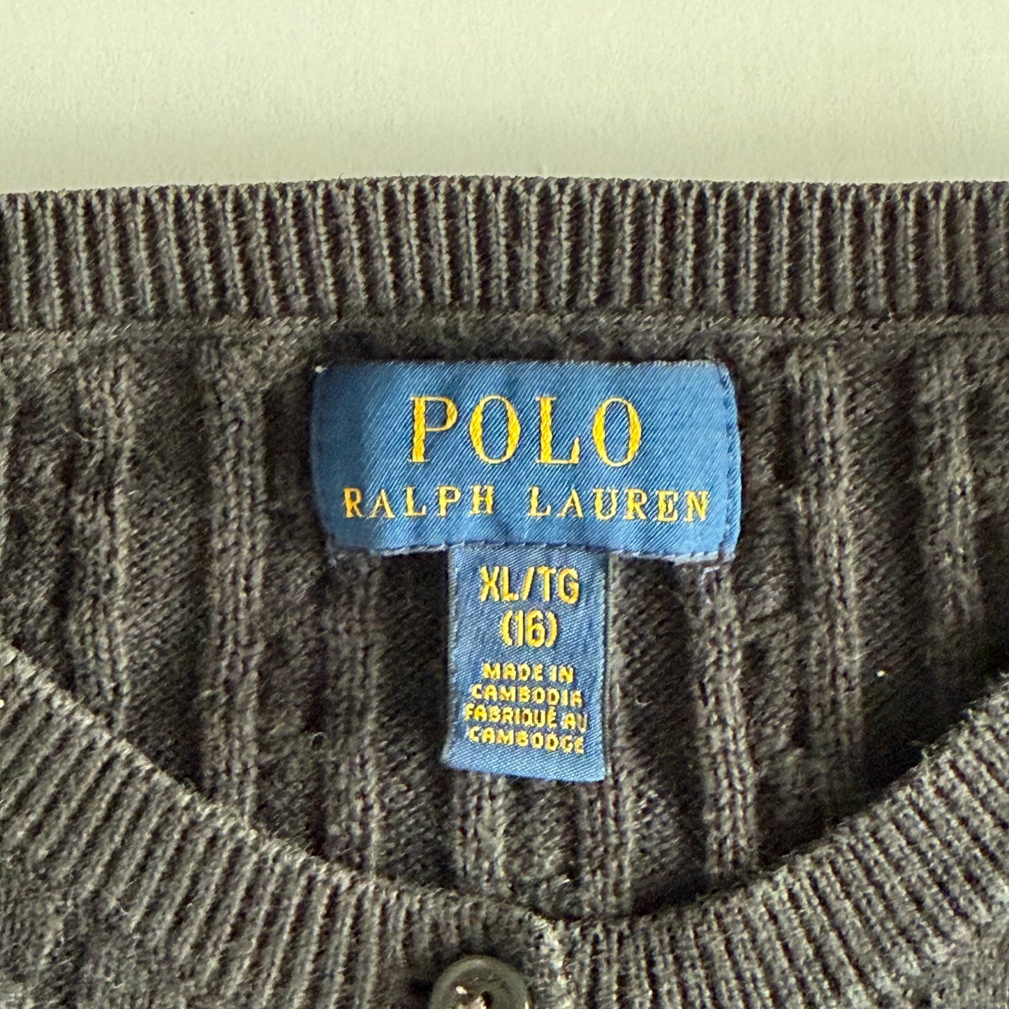 Ralph Lauren Cable Knit Cardigan - Medium