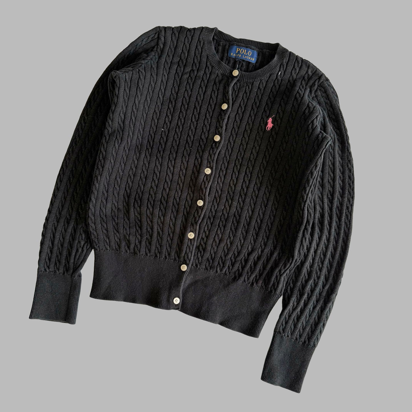 Ralph Lauren Cable Knit Cardigan - Medium
