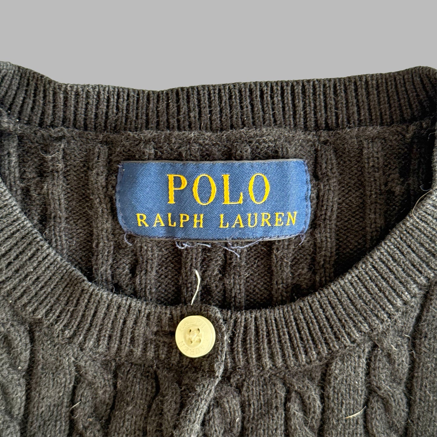 Ralph Lauren Cable Knit Cardigan - Medium