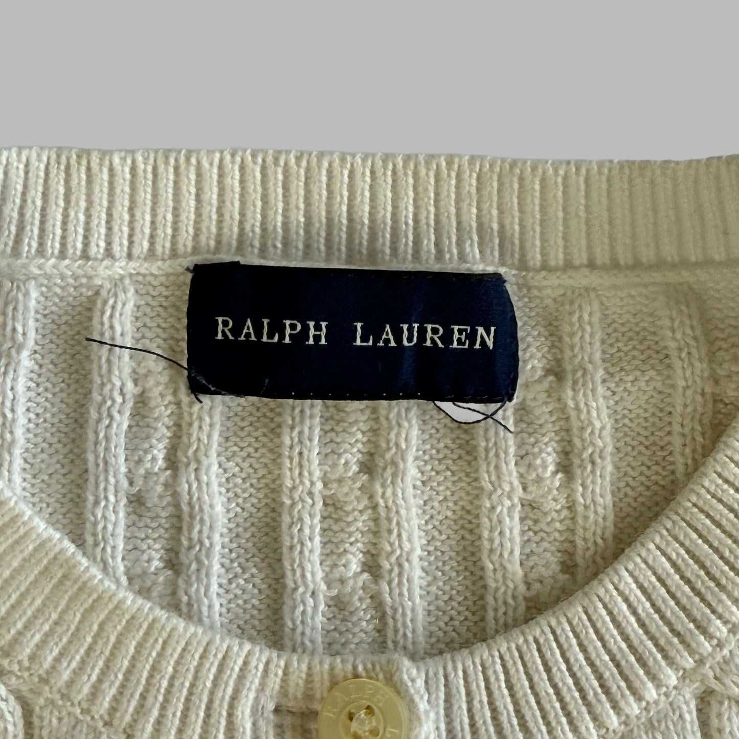Ralph Lauren Cable Knit Cardigan - XS