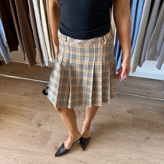 00s Burberry Midi Skirt - 27"