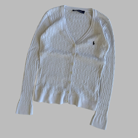 Ralph Lauren Cable Knit Cardigan - Large