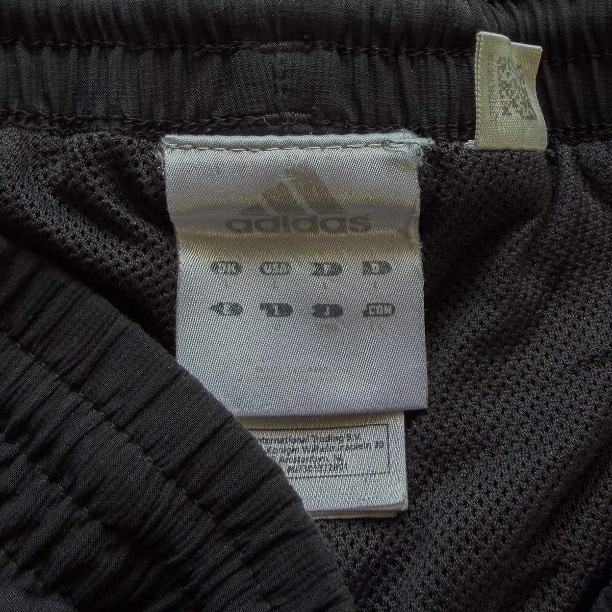 Y2K Adidas Three Stripe Wide Leg Track Pants - L