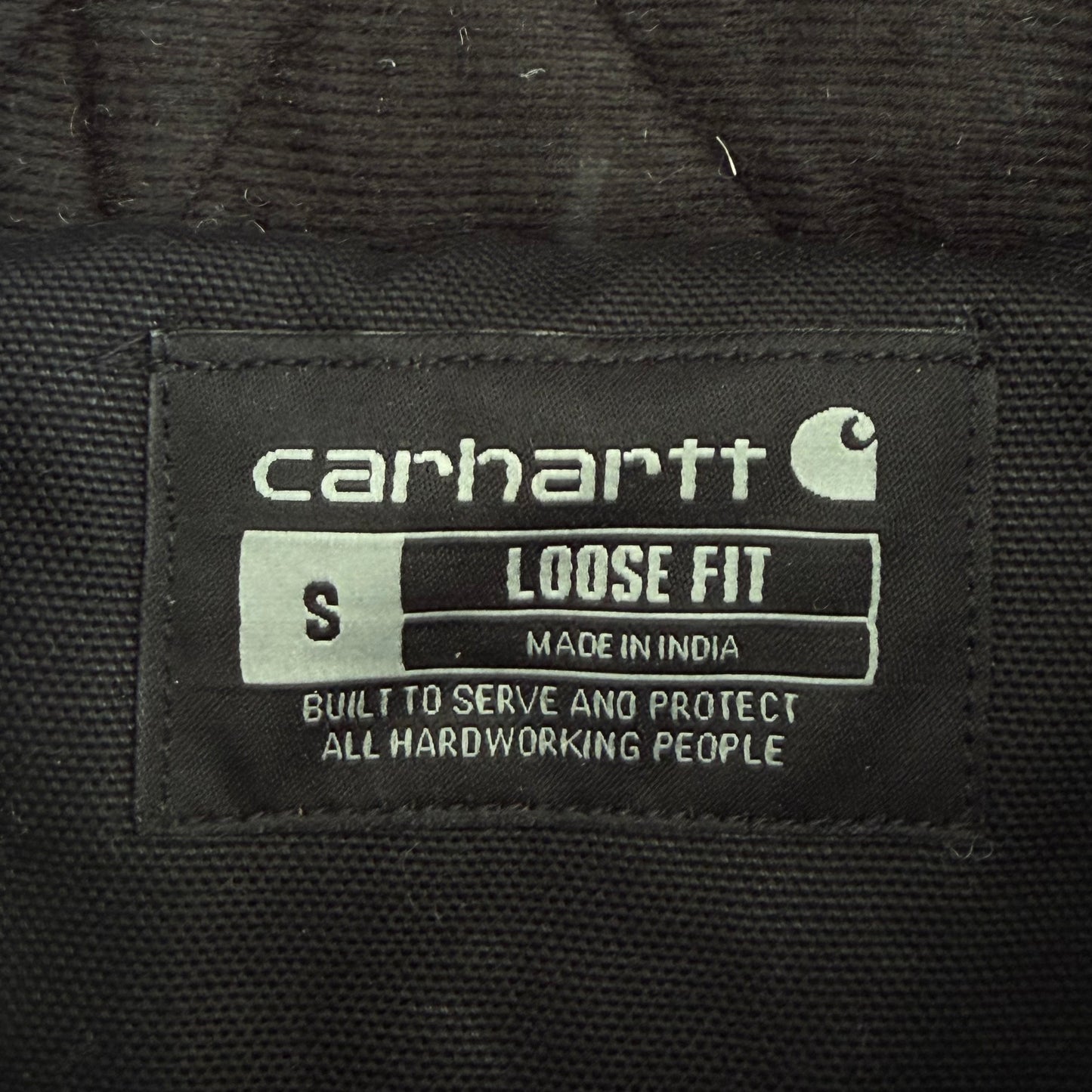 Carhartt Fleece-Lined Duck Canvas Jacket - S