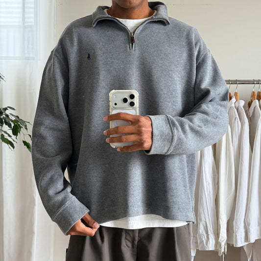 90s Polo Ralph Lauren Boxy Quarter Zip - XXL