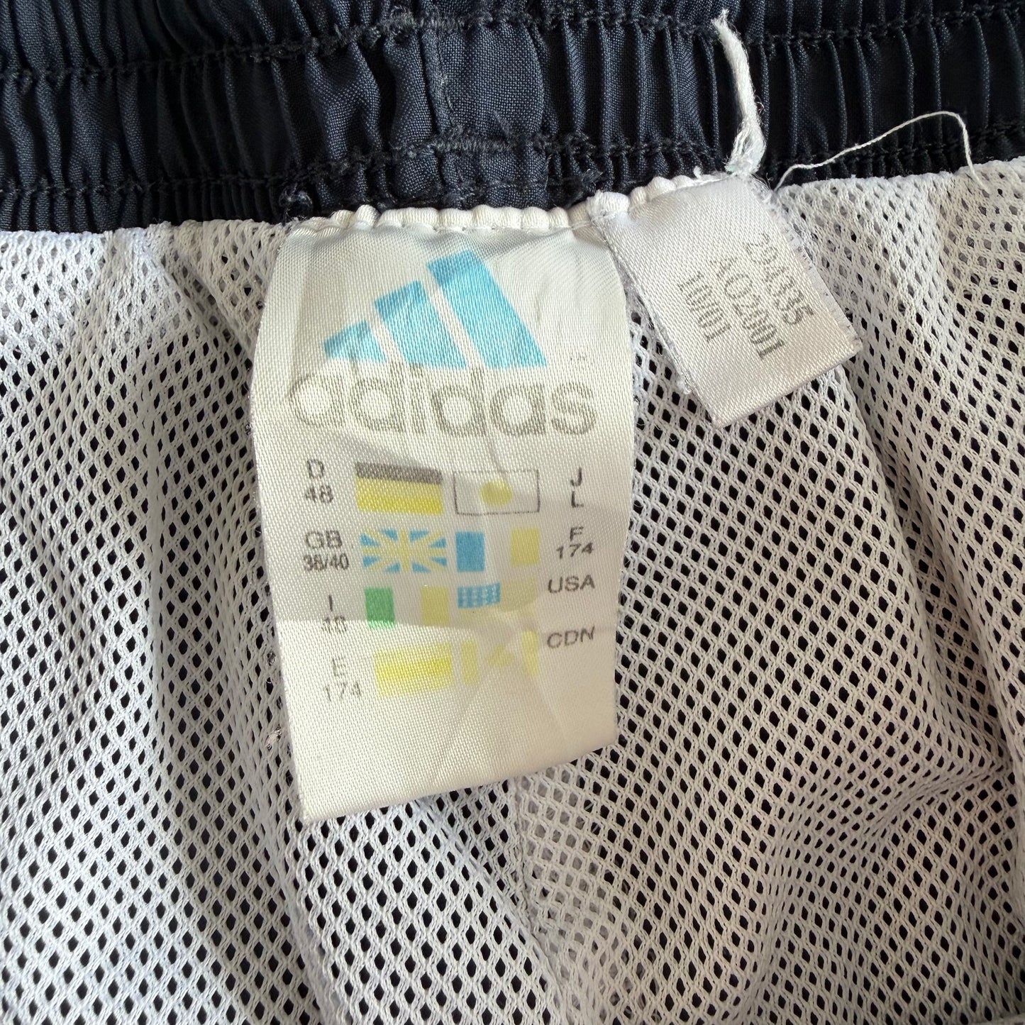 Y2K Adidas Classic Baggy Track Pants - S
