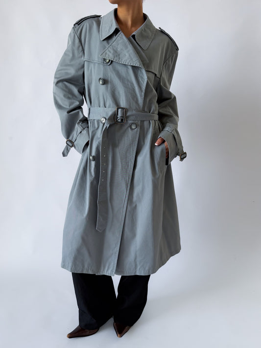 90s Burberry Double Breasted Trench Coat - M/L