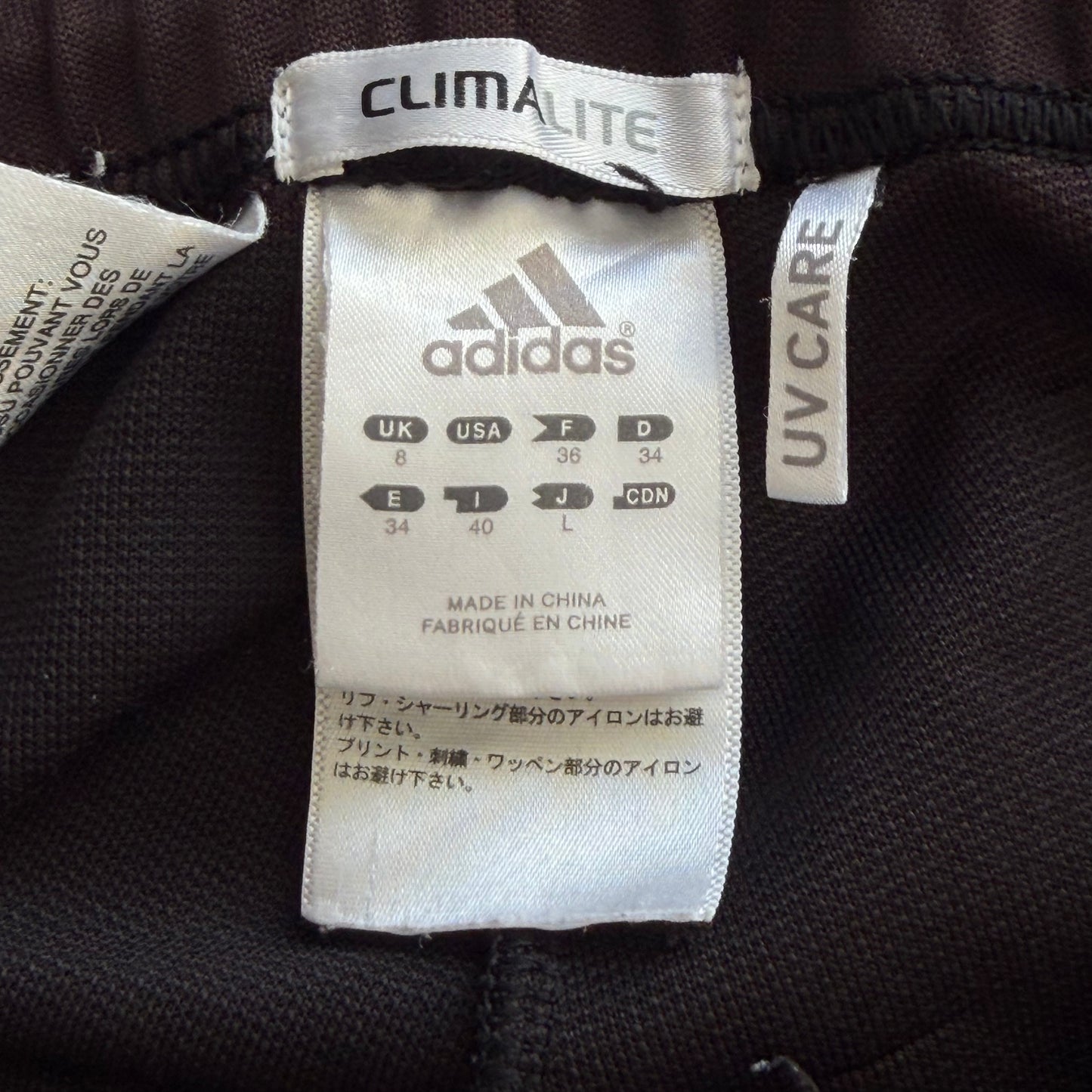 Y2K Adidas Three Stripe Active Track Pants - M
