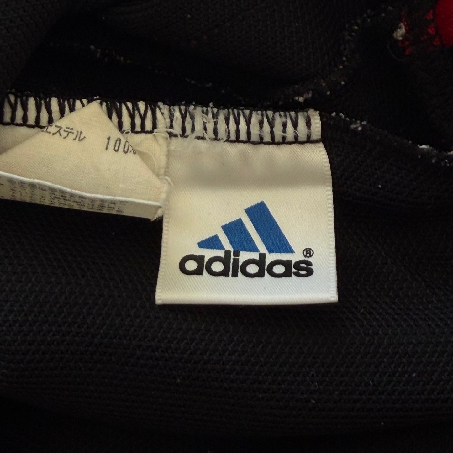 90s Adidas Three Stripe Wide Leg Track Pants - M