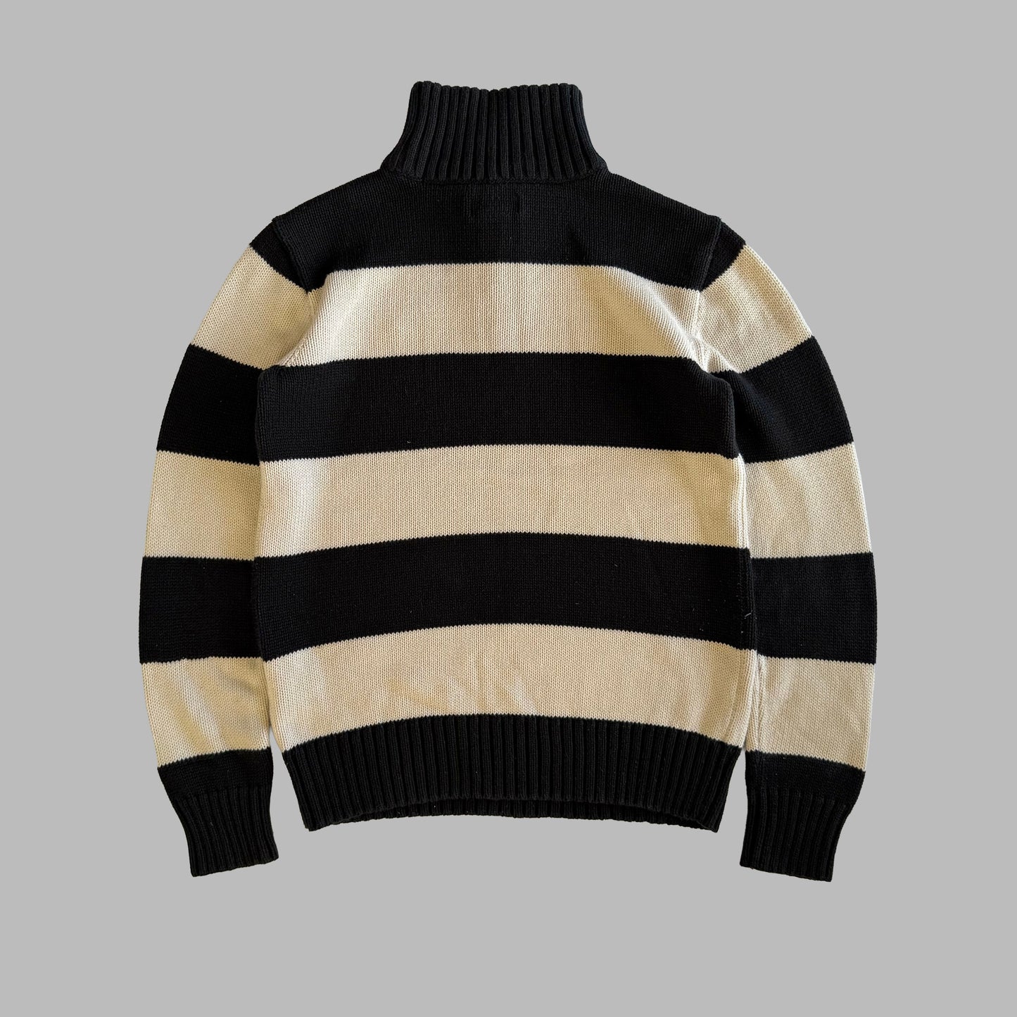Ralph Lauren Striped Quarter Zip - Small