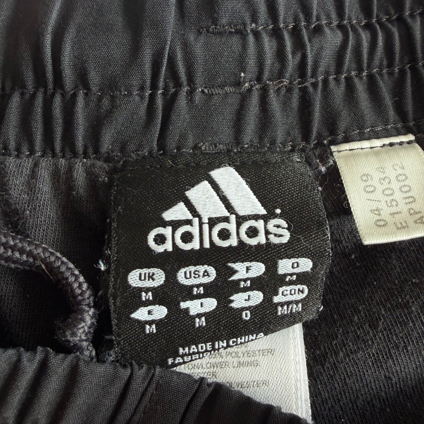 Y2K Adidas Classic Wide Leg Track Pants - M