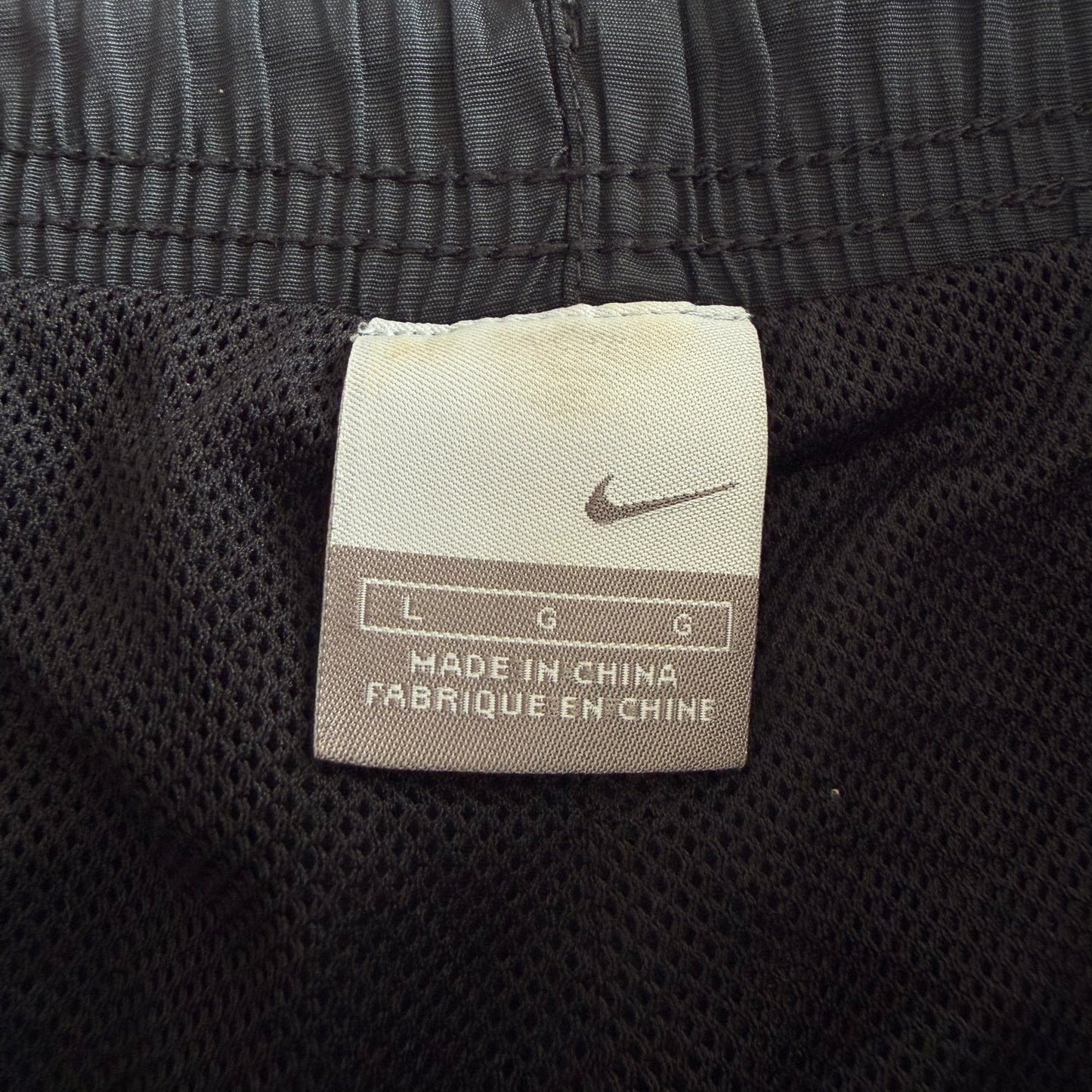Y2K Nike Wide Leg Striped Shorts - L