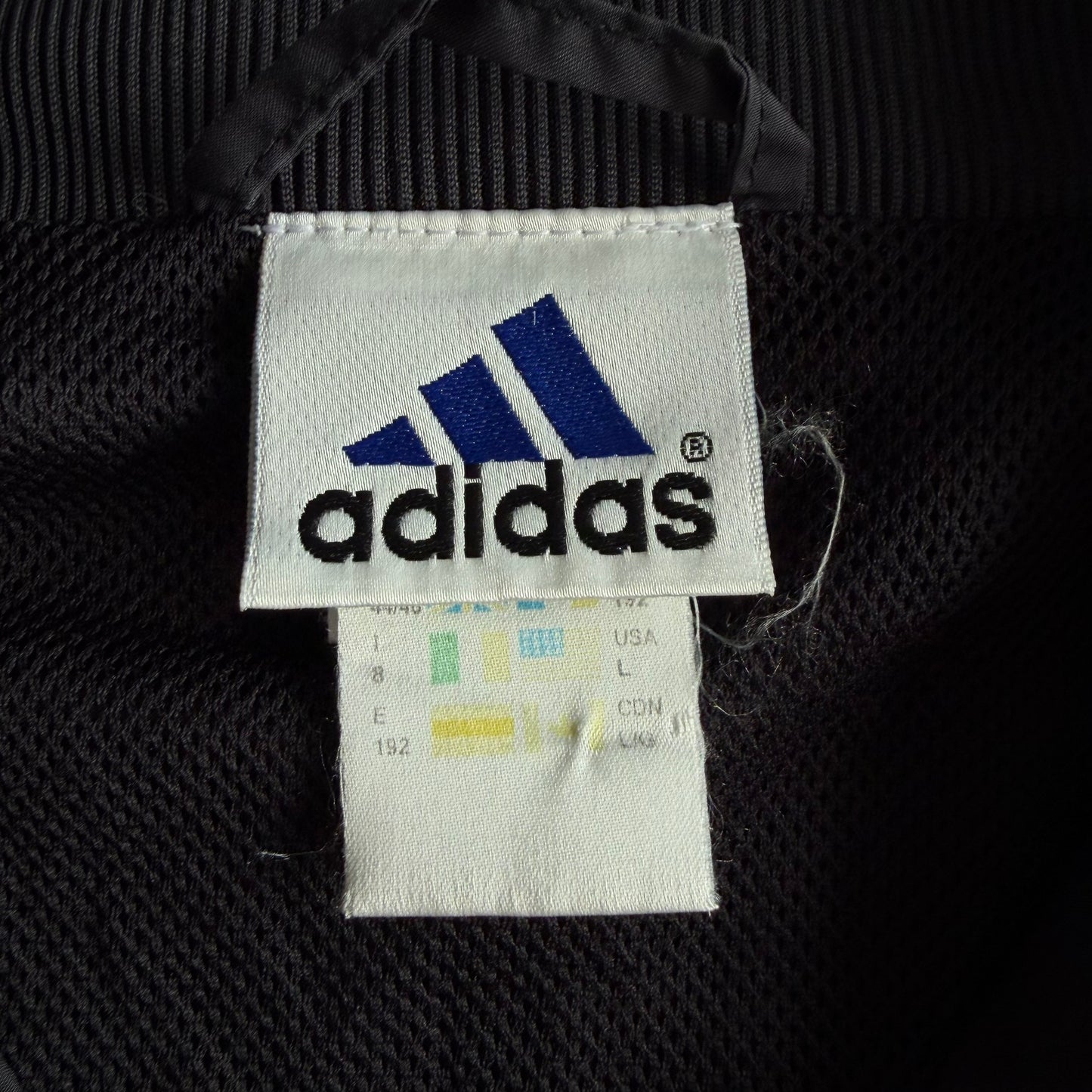 90s Adidas Three Stripe Padded Jacket - L