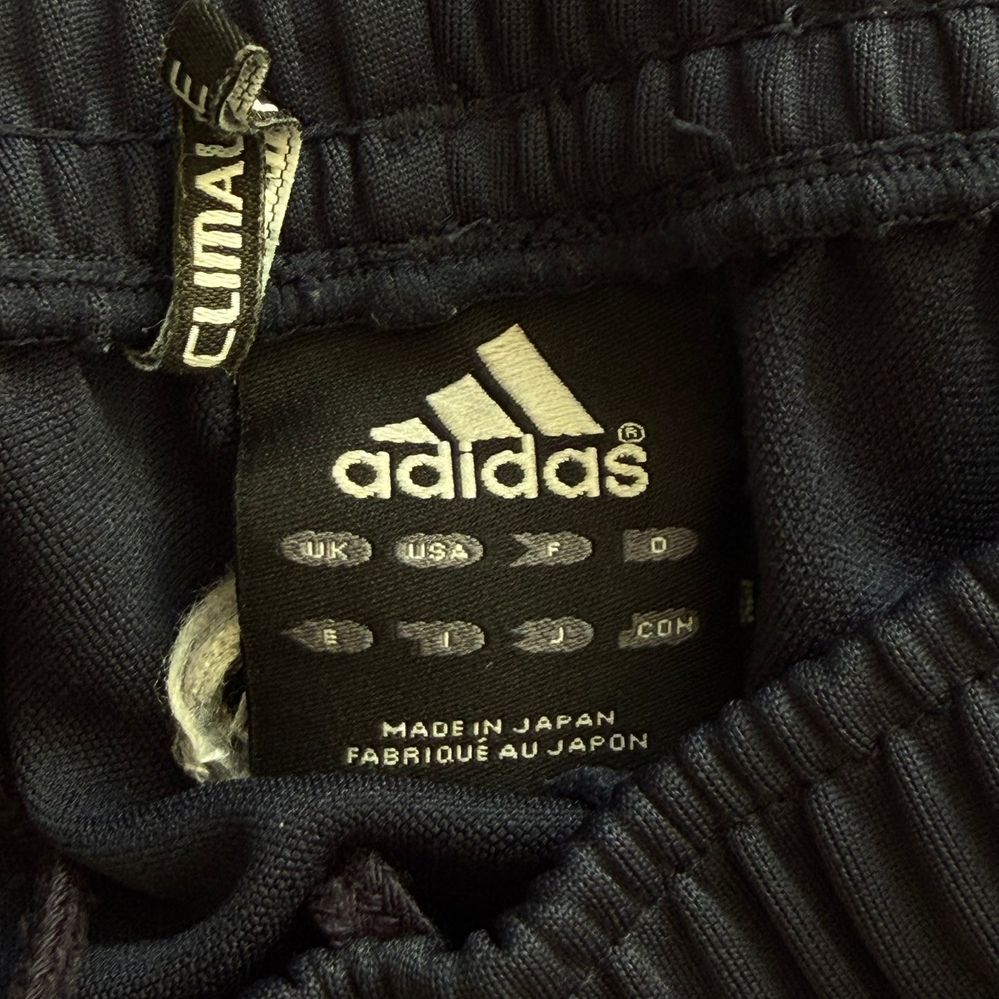 Y2K Adidas Three Stripe Straight Leg Track Pants - S