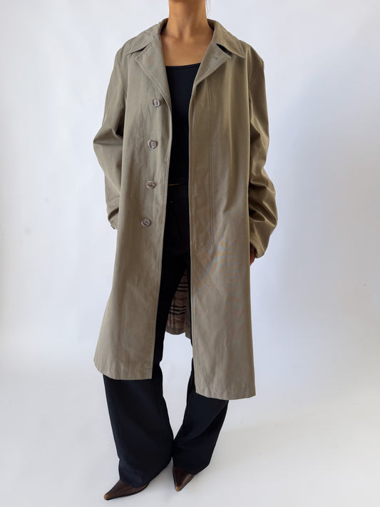 90s Burberry Trench Coat - M