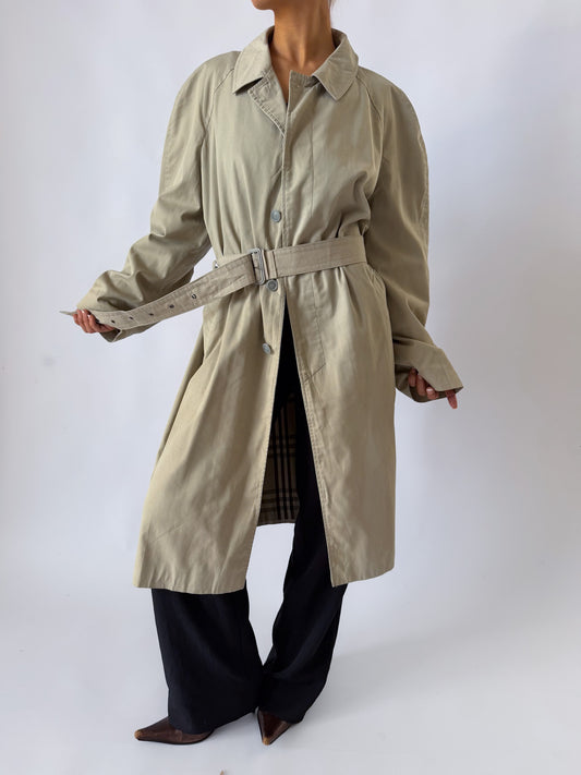 90s Burberry Trench Coat - M