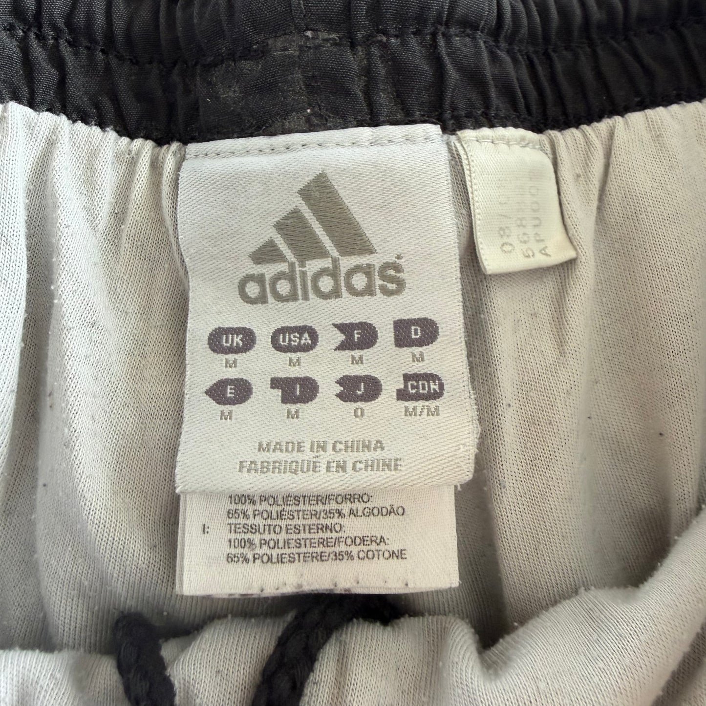 Y2K Adidas Minimal Baggy Track Pants - M