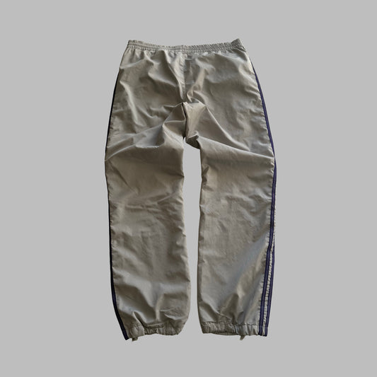 Y2K Adidas Three Stripe Baggy Track Pants - M