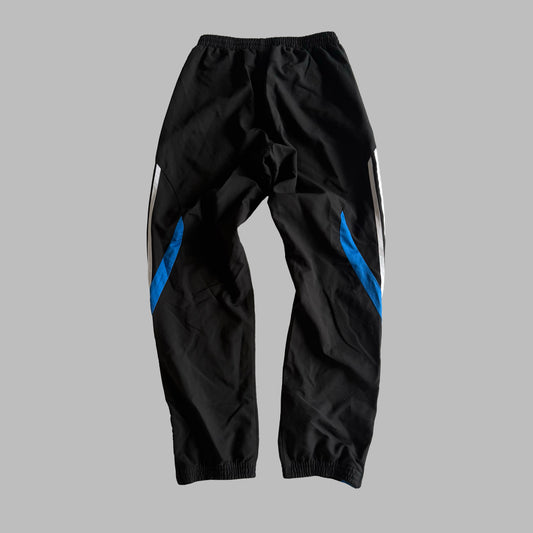 Y2K Adidas Three Stripe Baggy Track Pants - S