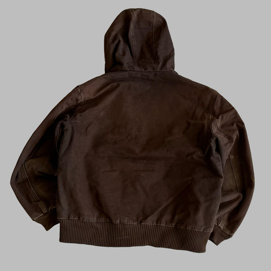 Y2K Carhartt J130 Hooded Active Jacket - L