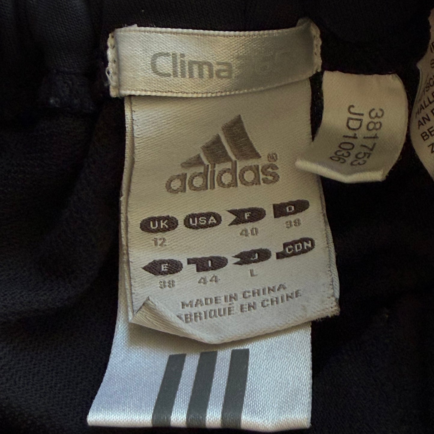Y2K Adidas Three Stripe Active Track Pants - M