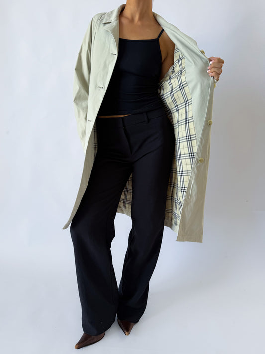 90s Burberry Trench Coat - S