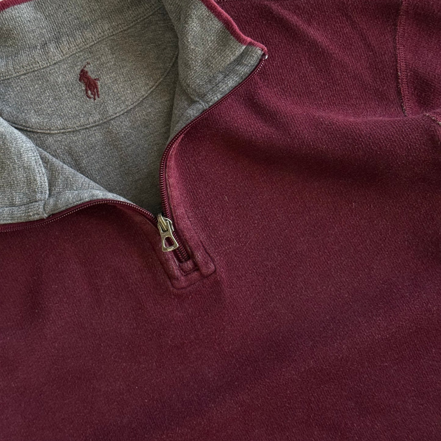 Reversible Ralph Lauren Quarter Zip - Medium